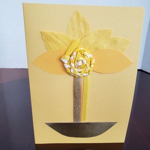 Handmade art card - Sunshine